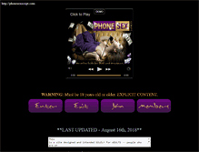 Tablet Screenshot of phonesexscript.com